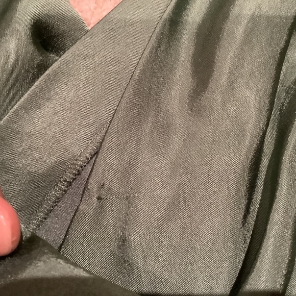 Anthropologie Draped Shine Dress Size 8 Moss Green NWT! - Picture 10 of 14